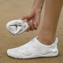 Damen-Wasserschuhe, schnell trocknend, rutschfest, fünf Finger-Schuhe, Outdoor, Waten, Schwimmen, Barfuß, Aqua-Schuhe, leichte Turnschuhe