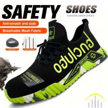 Scarpe antinfortunistiche protettive con punta in acciaio Scarpe da lavoro antiforatura da uomo Scarpe industriali traspiranti Stivali antinfortunistici da lavoro indistruttibili