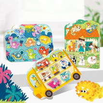 Heiße Montessori Kleinkind Holzklammer 3D-Puzzles Kinderspielzeug Alphabet Bildung Lernspielzeug Tolles Vorschulgeschenk für Mädchen und Jungen