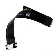 Cavo di prolunga M.2 NVME a Oculink 4i per scheda grafica SSD Chiave M2 M a SFF-8612 Adattatore PCIe 4.0 Gen4 per laptop desktop