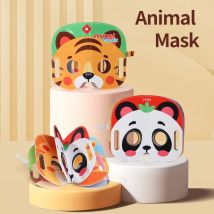 Kinder Stoffbuch Maske Stoffbuch Tierthema Niedliche Modellierung Baby Spielzeug Charakter Spaß Partyspiel Geburtstag Festival Geschenk