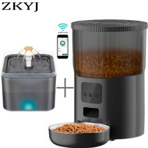 4l Haustier Feeder Tuya Wifi automatische Hundefutter Spender Smart Cat Feeder 2l Katze automatische Trinkbrunnen Hund Wasser Feeder