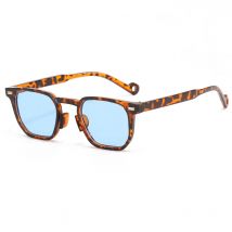 2024 Mode neue Persönlichkeit Midin polygonale kleine Rahmen Brille Box Retro Sonnenbrille ins Sonnenschutz Mode Sonnenbrille weiblich