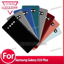 Super Back Batterieabdeckung, hintere Gehäuseabdeckung mit seitlichem Knopf, Ersatzteile für Samsung Galaxy S10 Plus
