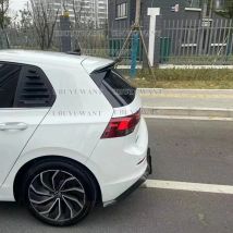 Für VOLKSWAGEN Neue GOLF 8 MK8 Fließheck R-Line Spoiler ABS SCHWARZ Auto Schwanz Flügel Dekoration Hinten Dach lip Spoiler 2020-2023