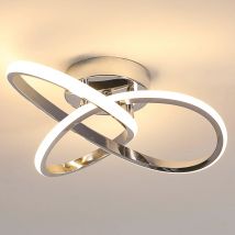 Lampada da soffitto moderna a LED, plafoniera a LED 30W 3375LM a forma di fiore per camera da letto, corridoio, luce calda 3000K