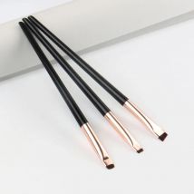 3Pcs Sichel Klinge Eyeliner Pinsel Ultra Dünne Flache Feine Eye Liner Make-Up Pinsel Flache Eyeliner Pinsel Augenbraue Make-Up Pinsel werkzeug