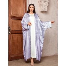 Offenes Abaya Gebet Frauen Islamische Kleidung Kimono Strickjacke Eid Islamischer Muslim Dubai Türkei Modest Grace Abaya Langes Kleid