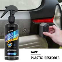 Auto Kunststoff Trim Restaurator Zurück Zu Schwarz Glanz Beschichtung Langlebige Polnischen Erneuerer Spray Für Auto Detaillierung Zubehör