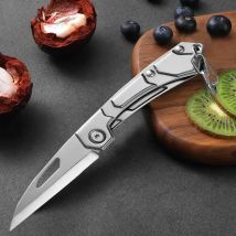 Coltello pieghevole da campeggio Coltello da frutta Coltello da esterno Coltello multiuso con lama affilata Coltello da caccia portatile Coltello tascabile multifunzione