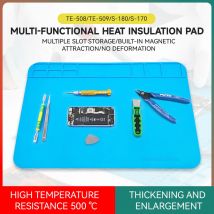 Silikon Reparatur kissen Löt matte hitze beständige Isolierung Schreibtisch Plattform Matte Löt station Magnet isolation werkzeug