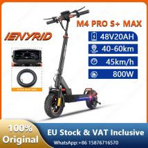 iENYRID M4 PRO S + MAX Scooter elettrico 800W motore 45 km/h velocità massima 48V 20Ah batteria 10 'pneumatico fuoristrada Aldult E-Scooter
