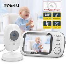 Nuovo 3.5 ''Video Baby Monitor Night Vision Security Cam 2.4G Mother Kid 2 Way Audio Talk videocamera di sorveglianza con temperatura
