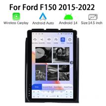 Android 14 Tesla 14,5-Zoll-Bildschirm für Ford F150 2015–2022, Carplay GPS, Autoradio, Multimedia-Video-Player, Haupteinheit, Bluetooth, WiFi