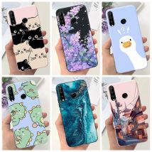 Für Huawei P30 Lite Fall MAR-LX1A MAR-LX1M Abdeckung Mode Blume Stoßfest Silikon Fällen Für Huawei Nova 4e Coque P30Lite Funda