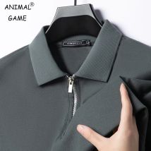 Sommer männer Einfarbig Zip Polo Shirt Kurzarm Slim Fit Business Casual Mischung Übergroßen T Shirt Outdoor Streetwear