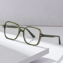 Frauen Mode Acetat Blau Licht Blockieren Computer Gläser Ohne Grad Weibliche Platz Brillen Brillen Rahmen BC907