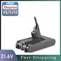 2025 new model suitable for Dyson V8 12800mAh 21.6V power battery Dyson handheld vacuum cleaner V8 series large capacity battery