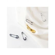 INZATT Real 925 Sterling Silver Geometric Paperclip Hoop Earrings For Women Party Hiphop Fine Jewelry Minimalist Accessories