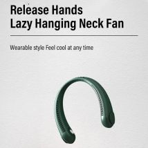Hängender Halsventilator, grenzüberschreitend, tragbar, faul, Mini, blattloser elektrischer Ventilator, Outdoor-Küche, Sommerkühlung