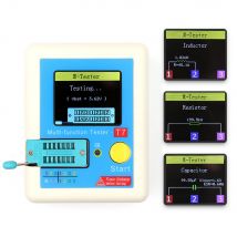 LCR-T7 nuevo probador de transistores TFT diodo triodo medidor de capacitancia LCR ESR medidor NPN PNP MOSFET IR multifunción probador multímetro