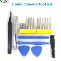 Yuxi 1set schrauben dreher set reparatur werkzeug kit für schalter ns xbox one ps4 slim wii psp gamecube konsolen