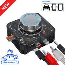 Ricevitore audio Bluetooth 5.0 Adattatore wireless per musica stereo 3D Scheda TF RCA 3.5mm 3.5 Jack AUX per cuffie amplificatore per altoparlante per auto