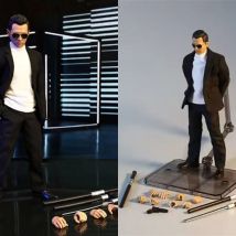 A Toys A001 A002 1/6 1/12 Scale Donnie Yen Action Thriller Movies Caine 12'' 6'' Full Set Male Soldier Action Figure Model Doll