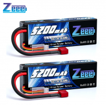 1/2 unità Zeee 5200mAh 7.4V 50C batterie Lipo per RC Car 2S RC Lipo batteria con spina a T per RC Drone auto camion elicottero barca