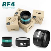 RF4 WD165 0,48X 0,5X 0,7X RF-EM5 Stereomikroskopobjektiv Hilfsobjektiv Geeignet für die Reparatur von Stereo-Zoom-Mikroskop-Werkzeugen