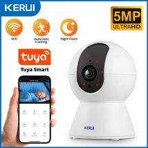 KERUI Tuya Smart Mini WiFi Kamera IP Indoor Wireless Home Security AI Human Detect Kamera monitorująca CCTV 2MP Auto Tracking