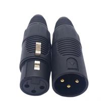 XLR connettore per microfono Audio maschio/femmina a 3 Pin facile installazione connettore per microfono con spina XLR Jack