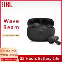 Auriculares Bluetooth JBL WAVE BEAM compatibles con aplicación True Wireless TWS auriculares con cancelación activa de ruido auriculares JBL Vibe Beam
