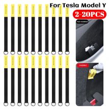 Hinterer Tür mechanischer Schalter hintere Tür Not abzieher Hintertür Entriegelung griff Not sicherheits zugseil für Tesla Modell y