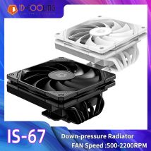 ID-COOLING IS-67-XT 6 tubi di calore 67mm dispositivo di raffreddamento CPU sottile a basso profilo per scheda madre Intel LGA 1700/1200/115X/2011 AMD AM4/AM5 ITX
