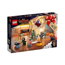 LEGO-Super Heroes 76231 Galaxy Guard, calendario de cuenta regresiva de Navidad, niños y niñas, rompecabezas, bloques de construcción