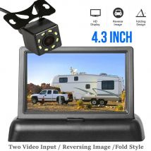 Auto Rückansicht Rückfahr kamera 4,3 Zoll HD-Display LCD-Monitor Parks ystem komplettes Set für Pickup Van RV einfache Installation
