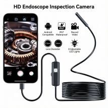 5,5/8MM TYP-C Android Endoskop HD-Kamera IP67 Wasserdicht 6 LED Einstellbares Boreskop Mini-Kamera für Kanalinspektion