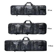 81 94 118 cm Jagdausrüstung Taktische Waffentasche Multicam Camo Outdoor Molle Tasche Schießen Airsoft Gewehr Pistole Tragen Umhängetasche