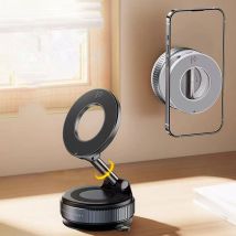 Supporto per telefono per auto Supporto per telefono per auto magnetico sottovuoto 360 °   Supporto per telefono per auto pieghevole regolabile per supporto per telefono per auto da palestra per