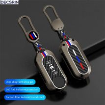 Custodia per chiave remota per auto in lega di zinco Custodia Shell Fob per Fiat Ducato 500 500L Panda Grande Punto Lancia Musa Accessori auto
