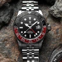 PAGANI DESIGN V3 versión GMT relojes de lujo para hombre reloj mecánico automático de zafiro 40MM reloj impermeable de acero inoxidable