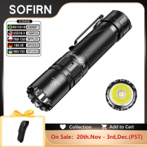 Latarka Taktyczna SOFIRN SK30 2800lm 392m SFT70 6500K LED 21700 USB C Ładowalna Lampa Podwójny Włącznik IPX8
