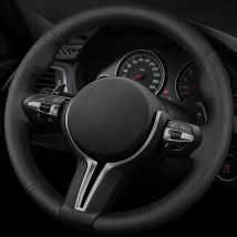 Custom Car Steering Wheel Cover M Sport F31 F34 F10 F11 F07 X3 F25 F32 F33 F36 X1 F48 X2 F39 Steering Wheel Cover For BMW F30