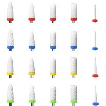 Ceramic Nail Drill Bits Electric Drill Machine Nail Cutter Milling Bits Nails Accessories Tools For Manicure Pedicure Tools