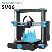 SOVOL SV06 Stampante 3D All Metal Hotend Planetario Dual Gear Direct Drive Livellamento automatico a 25 punti Scheda silenziosa a 32 bit impresora 3d