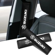 Car Seatbelt Shoulder Pad Cover Carbon Fiber Seat Belt Protector Cushion for Suzuki S-Cross SX4 Swift XL-7 Protect the shoulder