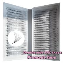 40 Linien, 2D-14D, gemischt, 1600-Fächer, XXL-Tablett, PBT-Hybrid-Pro, hergestellt mit Volumen, Wimpernfächer, scharfer, spitzer Stiel, dünner Wurzel, vorgefertigte Fächer