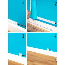 FROGBRO Flat Cable Wire For Speaker16 AWG 2 Conductor Copper Led Audio Wire Subwoofer Wires Wall Cable Power Extension Cord