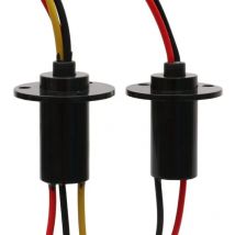 1PCS Wind Power Schleifring Dia.22mm 2/3CH Kanäle Drähte 30A Hohe Strom Leitfähigen Schleifring für unterhaltung Ausrüstung Ersatzteile